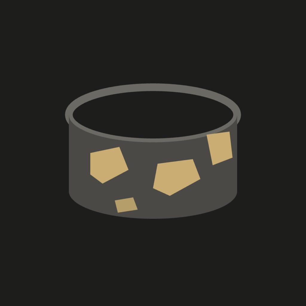 Bracciale rigido in metallo ossidato con foglia d'oro